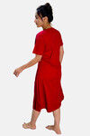 Sweetmoon Long T Shirt Nightdress - Red — thumbnail 2